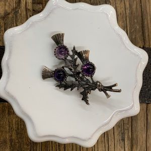 Amethyst brooch from Scotland